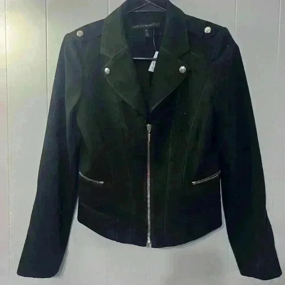 Black House White Market black moto jacket - Picture 2 of 6